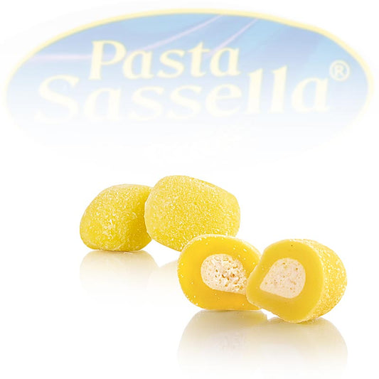 Gnocchi met kaasvulling met ricotta, Sassella, 500 g - Heerlijke Italiaanse gnocchi gevuld met romige ricotta kaas, verpakt in een 500 gram verpakking van Sassella