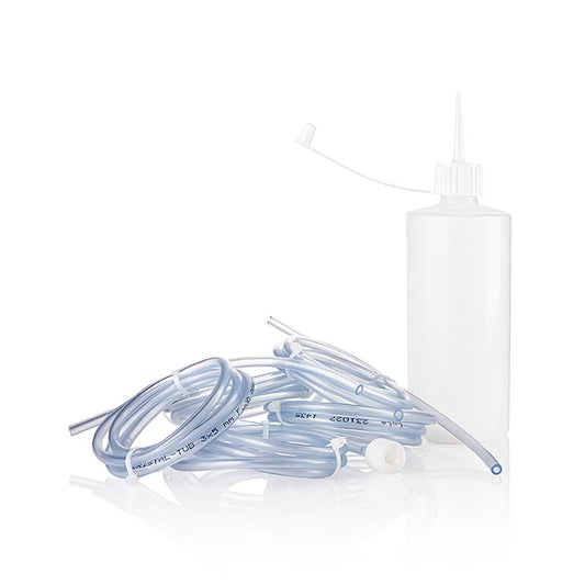 Spaghetti-set, spuitfles & 5 slangen van elk 1 m, adapter voor de espumaspray, 7-delig.