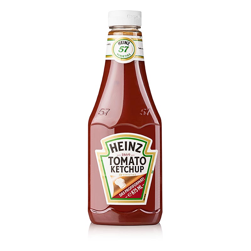 Heinz tomatenketchup, 875 ml, iconic red bottle with signature label