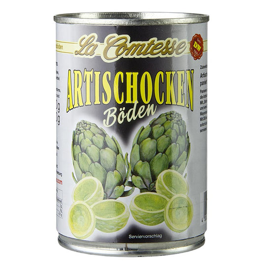 Artisjokbodems, 8-12 bodems, met een diameter van ongeveer 5 cm, verpakt in een doos van 400 g, perfect voor het bereiden van heerlijke gerechten