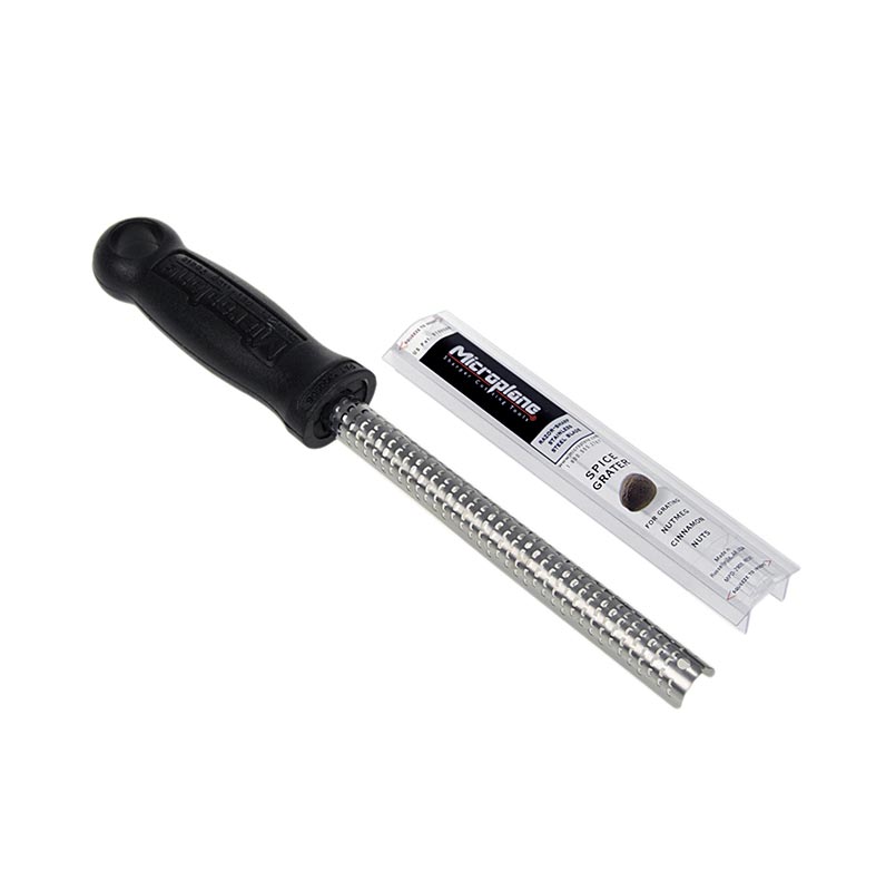 Premium Classic - stick, zeer fijne kruidenrasp, handgreep zwart/soft-touch, 1st - Handige zwarte kruidenrasp met fijne rasp, perfect voor verse kruiden