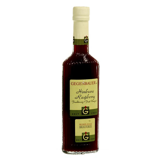 Flesje van 250 ml Fruitazijn framboos met een zuurgraad van 5%