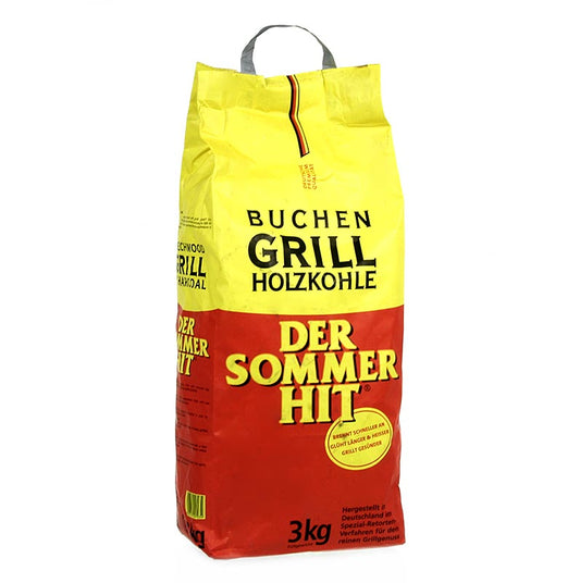 Barbecue - houtskool, van beukenhout, 3 kg