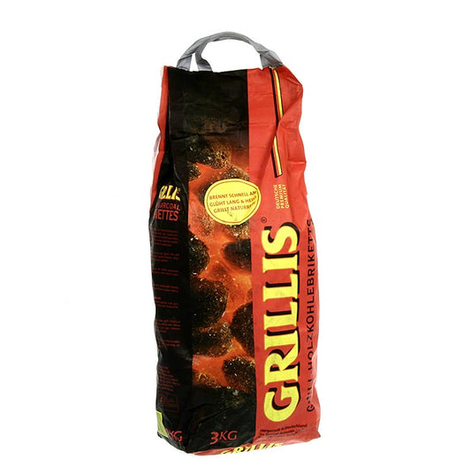 Barbecue - houtskoolbriketten, van beukenhout, 3 kg