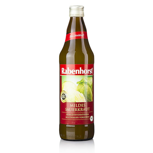 Zuurkoolsap, mild, Rabenhorst, BIO, 750 ml