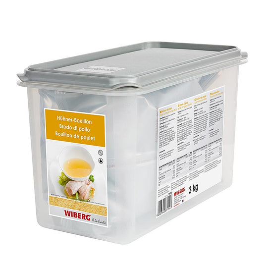Wiberg kippenbouillon helder, sterk, voor 136 liter, 3 kg - perfect voor grote hoeveelheden kippenbouillon