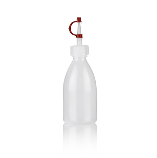 Plastic spuitfles met druppelflesje/dop van 100ml, ideaal voor nauwkeurige dosering