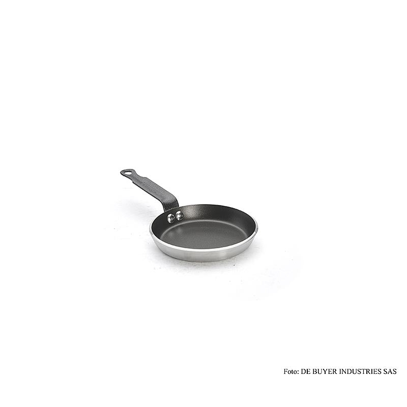 deBUYER "Choc" antiaanbak blini-pan, aluminium, ø 14 cm, 1 stuk