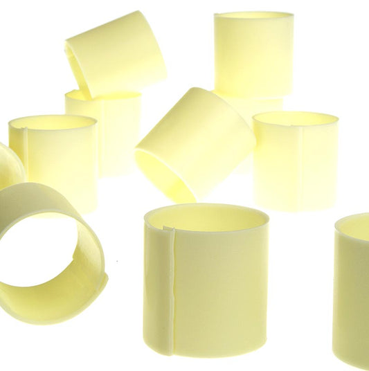 White cannelloni/cylinder chocolate mold without decoration, 35mm diameter, 35mm height, 250g, 35 pieces, ideal for creating delicious treats