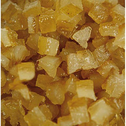 Citronat-Succade, gekonfijte citroenschil, fijngehakt, 6 mm, Corsiglia Facor, 2,5 kg