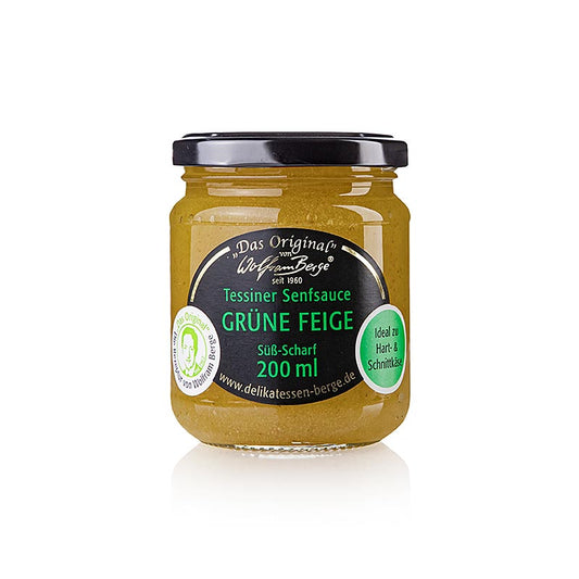 Originele Tessiner vijgen-mosterdsaus, Wolfram Berge, 200 ml