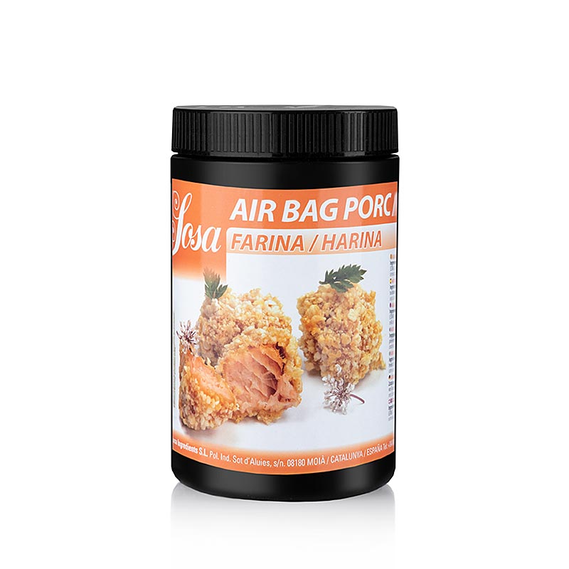 Air bag porc farina - rauwe varkenshuid/-zwoerd, gedroogd, fijne korrels, 600 g