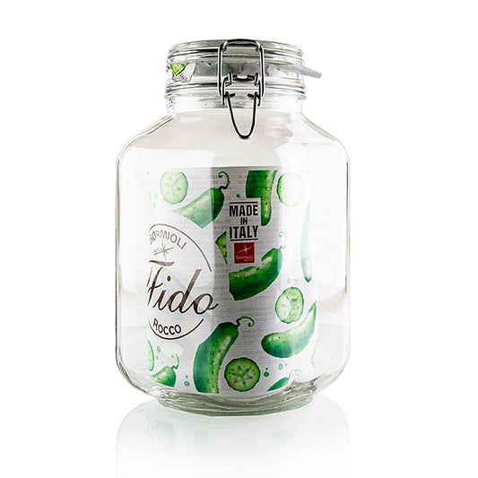 Draadhanger pot - Bocal 3 l, vierkant, 1 st - Een vierkante draadhanger pot van 3 liter voor 1 stuk