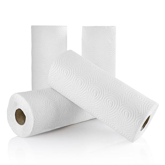 Extra-absorbent 3-ply kitchen paper rolls, 4 in a pack (PRICE PER 4 ROLLS), 1 pack
