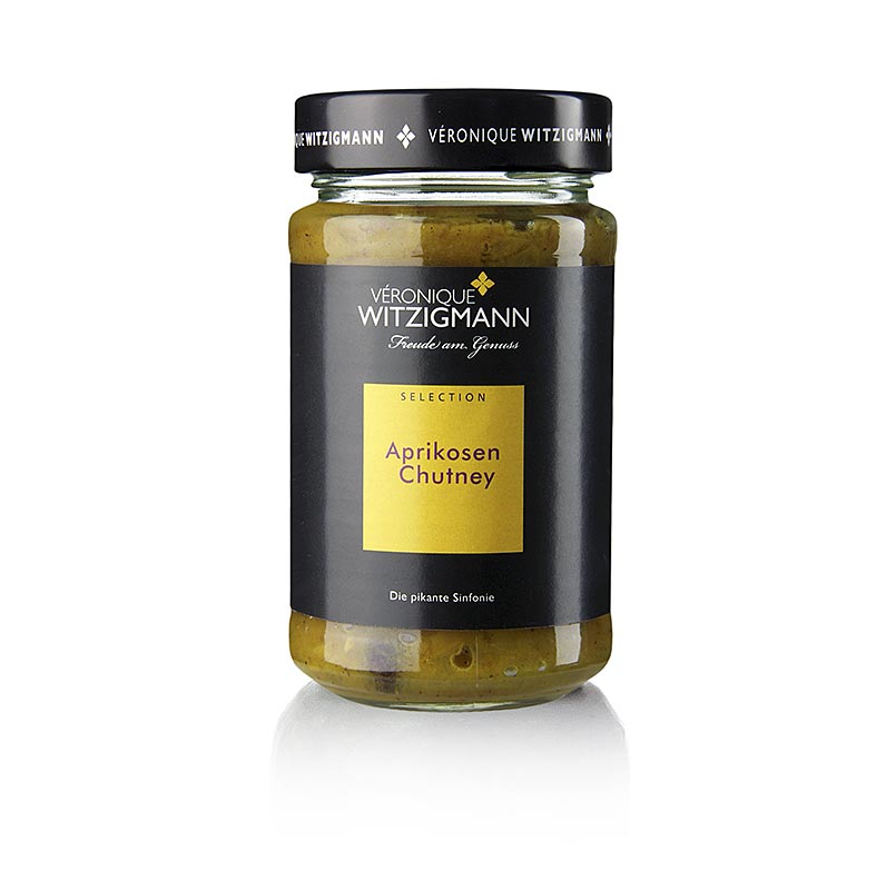 Abrikozenchutney, 225 ml, zoete en pittige chutney gemaakt van abrikozen