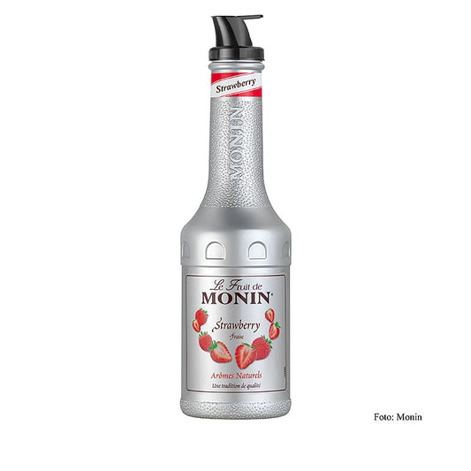 Fruitpureemix - aardbei, gesuikerd, met schenktuit, 1 l