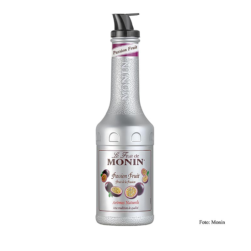 Fruitpureemix - Passievrucht, gesuikerd, met schenktuit, 1 l