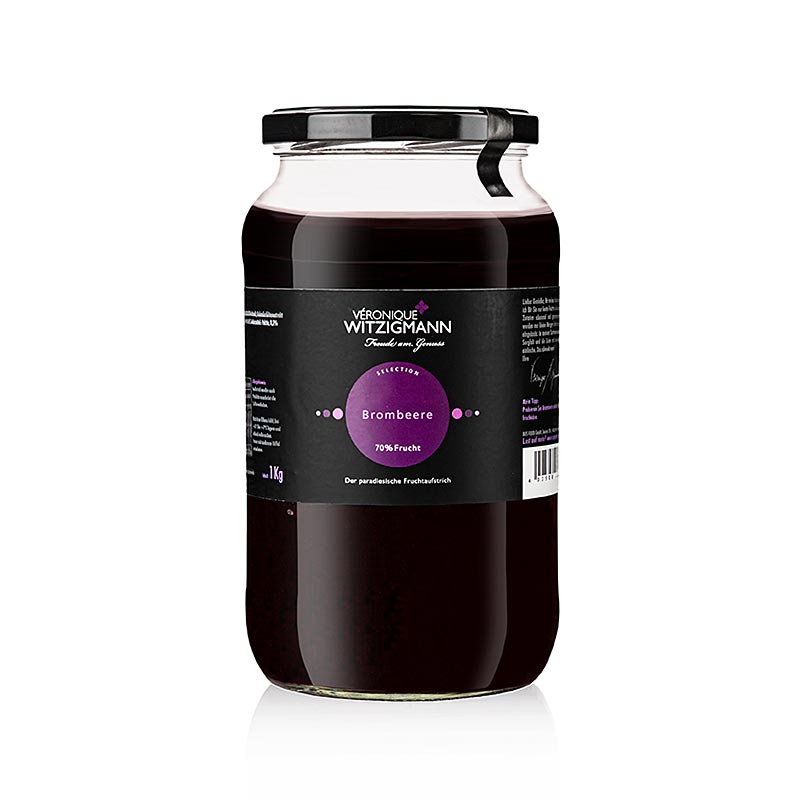 Smeerbare bessenpasta van 1 kg, perfect voor op brood en toast