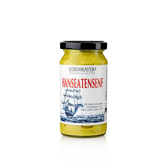 Kornmayer - Hanseatensenf, met ansjovisfilets en rum, 210 ml