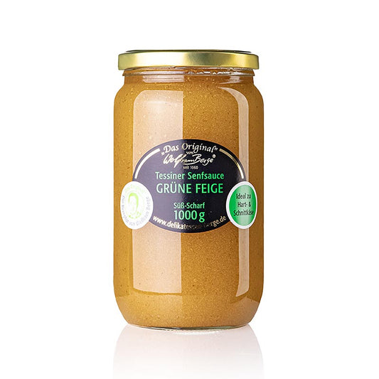 Originele Tessiner vijgen-mosterdsaus, Wolfram Berge, 750 ml