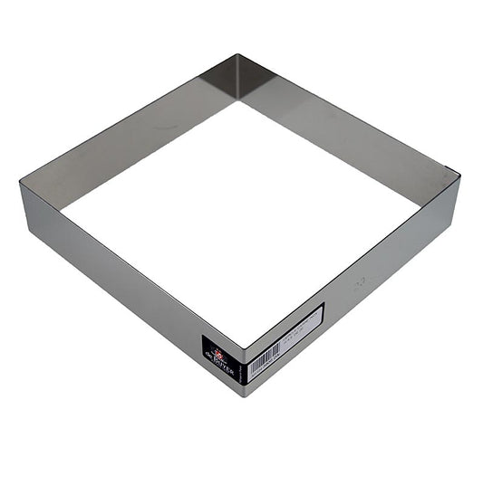 deBUYER frame, vierkant, roestvrij staal, 24 x 24 cm, 4,5 cm hoog, 1 stuk