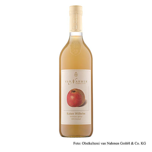 van Nahmen - Kaiser Wilhelm appelsap, 100% versgeperst sap, 750 ml