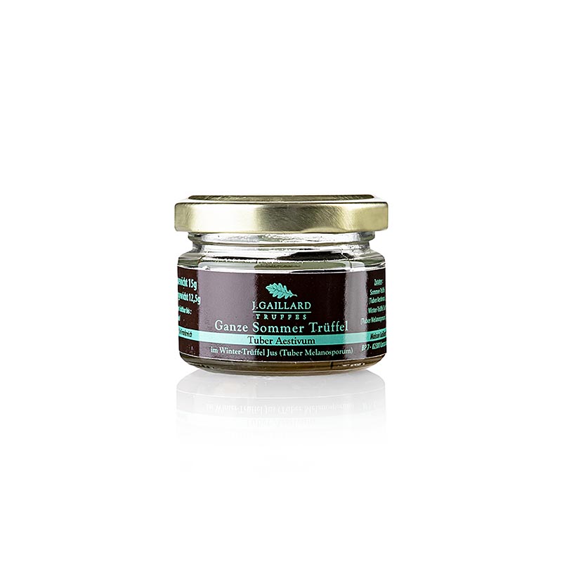 Zomertruffels, hele truffels, in wintertruffelsap, Gaillard, 15 g