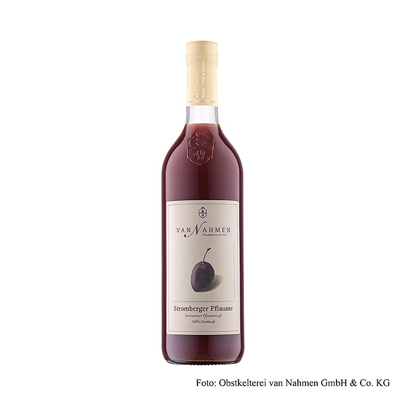 Stromberger pruim (pruimensap) (100% direct geperst sap), 750 ml, van Nahmen, 750 ml