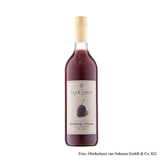 Stromberger pruim (pruimensap) (100% direct geperst sap), 750 ml, van Nahmen, 750 ml