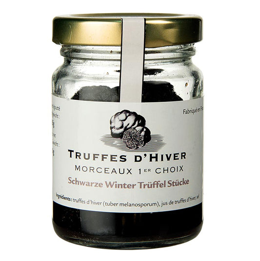 Wintertruffel (Tuber Melanosporum) van 1e keuze, truffelstukjes van Gaillard, 50 g