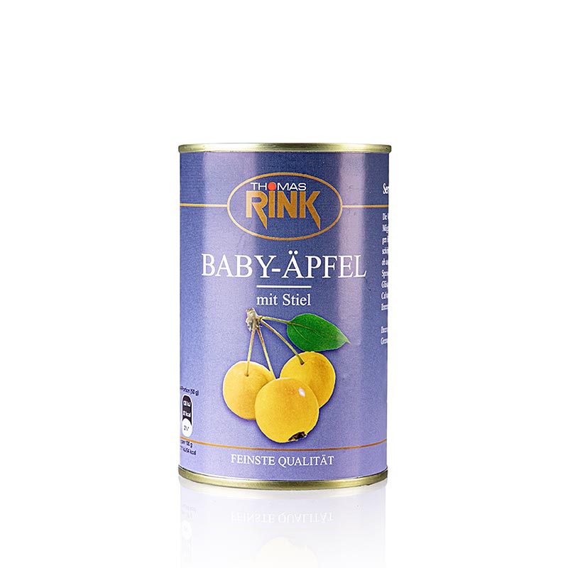 Babyappels, licht gesuikerd, met steeltje, 425 g