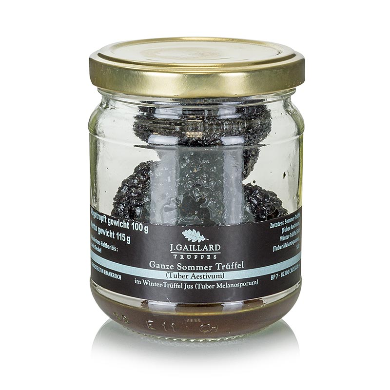 Zomertruffel, hele truffel, in wintertruffelsap, Gaillard, 115 g productfoto