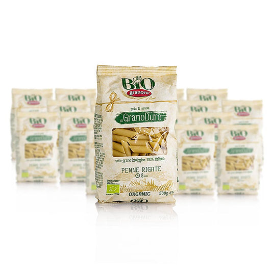 Pasta Granoro, Pennee Rigati nr. 43, BIO, 10 kg, 20 x 500 g