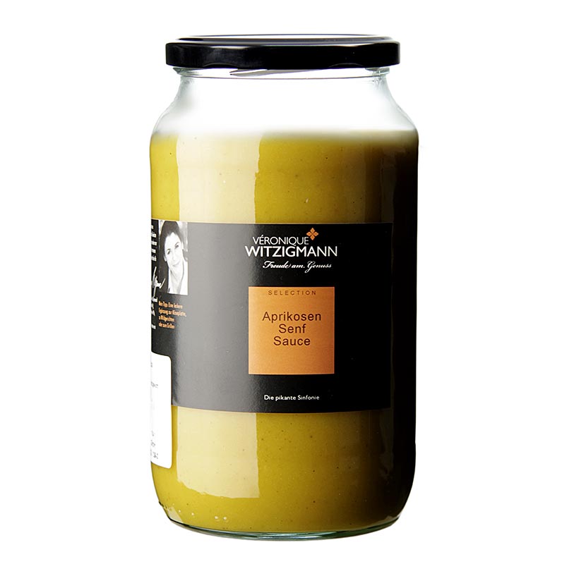Abrikozen-mosterdsaus, 900 ml - Een heerlijke fruitige saus met een vleugje mosterd, perfect voor bij verschillende gerechten