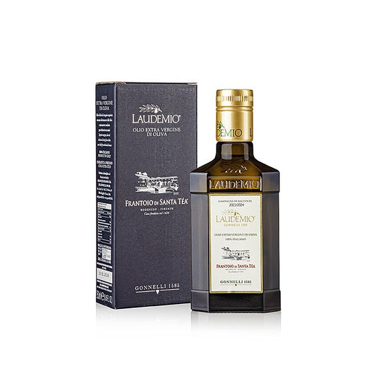Extra vierge olijfolie, Santa Tea Gonnelli "Il Laudemio", groene olijven, 250 ml