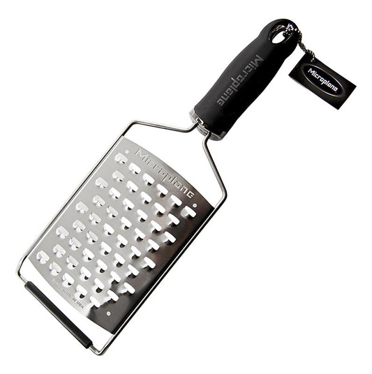 Gourmet-serie - ultra grove rasp - breed, handvat zwart/soft-touch, 1 stuk
