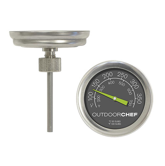 Temperatuurindicator/dekselthermometer voor waterkokerbarbecues, 1 stuk - Outdoorchef accessoires, handig barbecue accessoire voor nauwkeurige temperatuurregeling