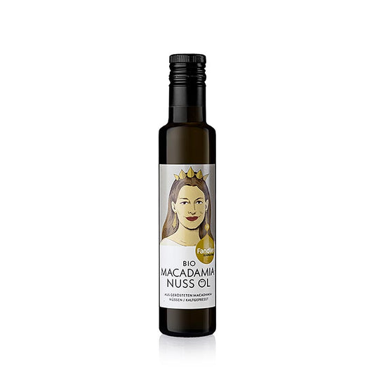 Macadamia-olie, koudgeperst, Fandler, BIO, 250 ml