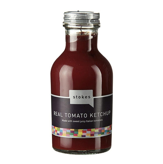 Stokes Echte tomatenketchup, 257 ml - Heerlijke tomatenketchup gemaakt van echte tomaten