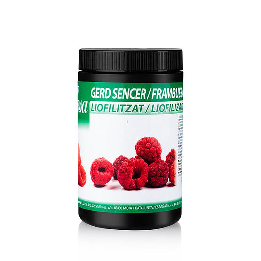Sosa gevriesdroogde frambozen, heel (38640), 75 g - gedroogde hele frambozen verpakt in een zak van 75 g