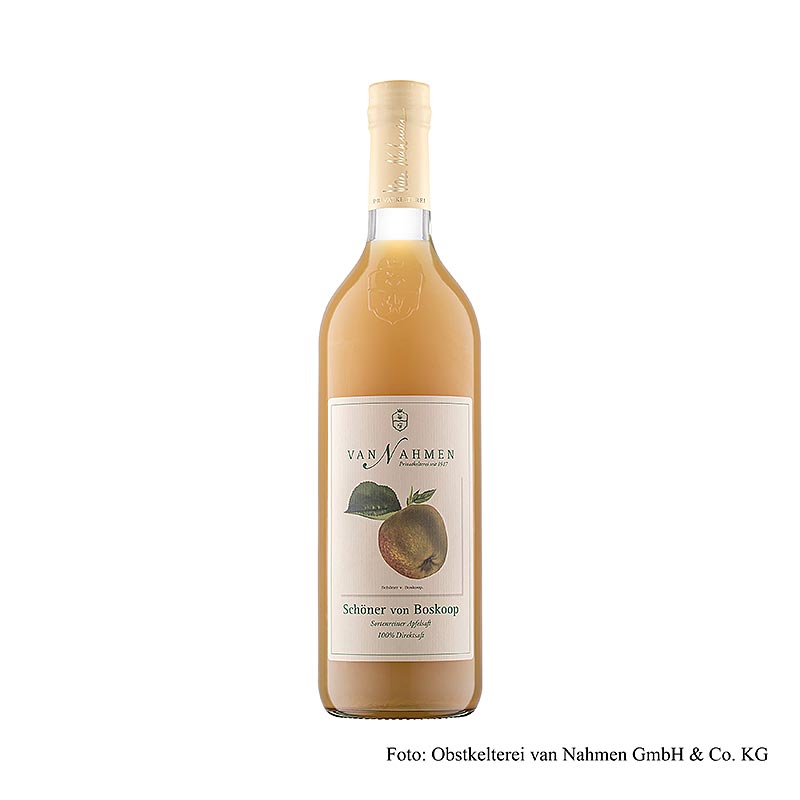 van Nahmen - Boskoop appelsap, 100% direct geperst sap, 750 ml