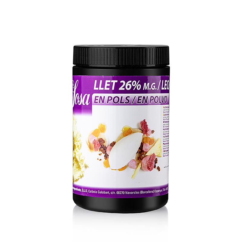 Sosa melkpoeder, 26% vet (38211), 500 g - hoogwaardig zuivelproduct voor diverse culinaire toepassingen