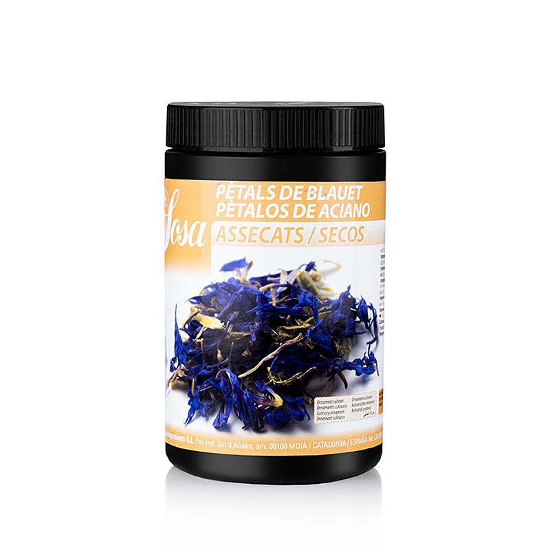 Sosa Gedroogde korenbloembloemen, blauw, ongeconfijt (38923), 40 g