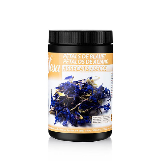Sosa Gedroogde korenbloembloemen, blauw, ongeconfijt (38923), 40 g