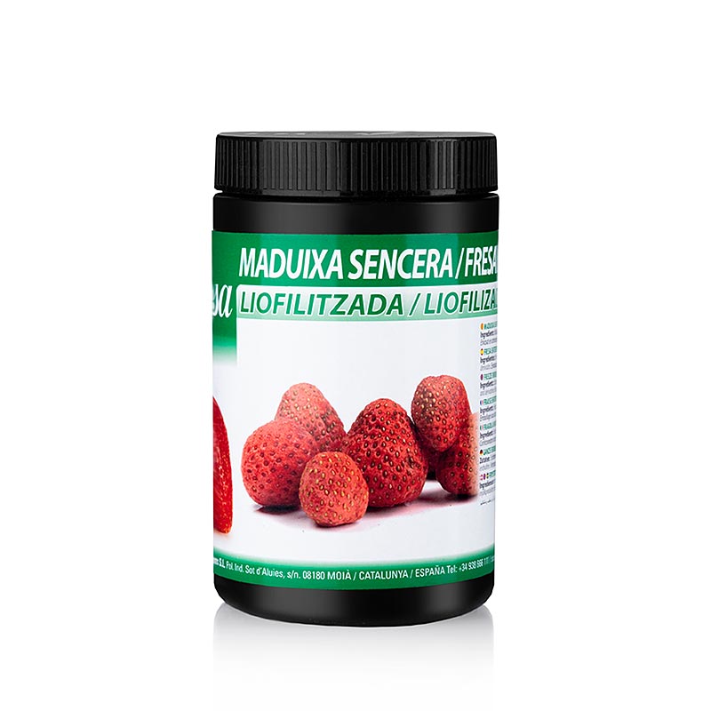 Sosa gevriesdroogde aardbeien, heel (38014), 60 g - heerlijke gedroogde hele aardbeien, perfect voor bakken en decoratie