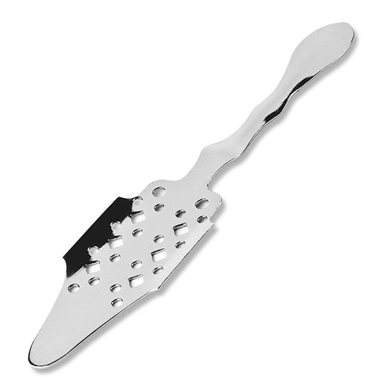 Absintlepel Bistro, met elegante ornamenten, 1 stuk - een prachtig gedetailleerde lepel voor het serveren van absint, versierd met verfijnde en elegante ornamenten