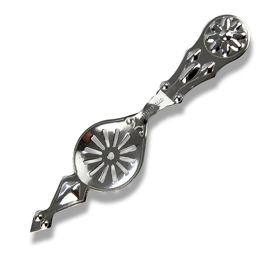 Vintage absintlepel met elegante ornamenten, handgemaakt en uniek design, perfect voor absintliefhebbers