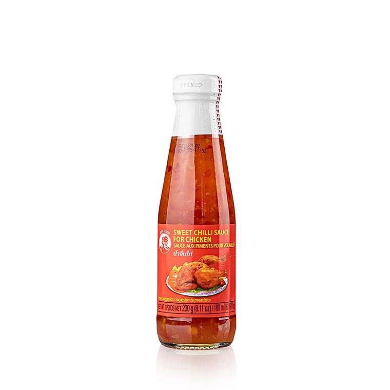 Chilisaus voor gevogelte, Gold Label, Cock Brand, 180 ml fles, heerlijke pittige saus om toe te voegen aan gevogeltegerechten