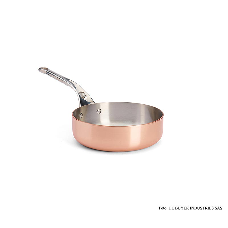 deBUYER "Prima Matera" inductie sauteuse, recht, koper-roestvrij staal, ø 20 cm, 1 stuk