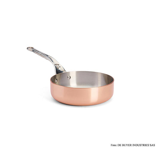 deBUYER "Prima Matera" inductie sauteuse, recht, koper-roestvrij staal, ø 20 cm, 1 stuk